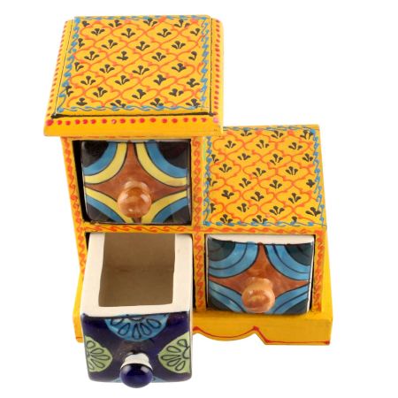 Spice Box Masala Rack Container Gift Items 